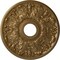 Ekena Millwork Apollo Ceiling Medallion (Fits Canopies up to 5 5/8"), 16 1/2"OD x 3 5/8"ID x 1 1/8"P, Pale Gold CM16APPAS - alternate 1